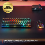 SteelSeries Apex Pro Mini Gen 3 RGB clavier gaming mécanique Noir, Layout US (QWERTY), SteelSeries OmniPoint 3.0, 60 %, Double-shot PBT