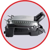 Tefal Ultra Compact 600 Classic GC3050 grill à contact électrique Argent/Noir