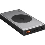 goobay Wireless Quick Charge 3.0 Powerbank 10.0, Batterie portable Noir/gris