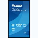 iiyama ProLite T5529AS-B1AG, Affichage public Noir, Tactile, HDMI, USB-C, Audio, LAN, WiFi 5, Android 14