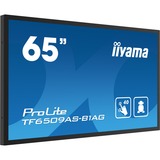 iiyama ProLite TF6539AS-B1AG 64.5" 4K UHD Moniteur tactile  Noir, Tactile, HDMI, DisplayPort, LAN, Audio, USB, Android 