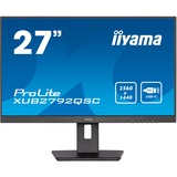 iiyama Prolite XUB2792QSC-B5 27" Moniteur Noir, 75Hz, HDMI, DisplayPort, USB-C, Audio