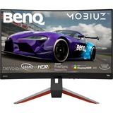 BenQ MOBIUZ Gaming EX2710R 27" incurvé Gaming Moniteur Noir/Rouge, 2x HDMI, DisplayPort, 2x USB-A 3.2 (5 Gbit/s), USB-B, 165 Hz
