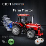 CaDA Master - Farm Tractor, Jouets de construction C61052W, Échelle 1:17