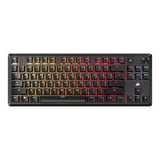 Corsair K70 CORE TKL RGB clavier gaming mécanique Noir, Layout US (QWERTY), Corsair MLX Red v2, 80% (TKL), Hot-swappable, ABS Double shot