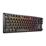 Corsair K70 CORE TKL RGB clavier gaming mécanique Noir, Layout US (QWERTY), Corsair MLX Red v2, 80% (TKL), Hot-swappable, ABS Double shot