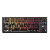 Corsair RGB clavier gaming mécanique Noir, Layout US (QWERTY), Corsair MLX Red v2, 80% (TKL)
