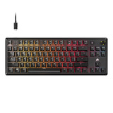 Corsair RGB clavier gaming mécanique Noir, Layout US (QWERTY), Corsair MLX Red v2, 80% (TKL)