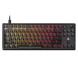 Corsair RGB clavier gaming mécanique Noir, Layout US (QWERTY), Corsair MLX Red v2, 80% (TKL)