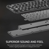 Corsair RGB clavier gaming mécanique Noir, Layout US (QWERTY), Corsair MLX Red v2, 80% (TKL)