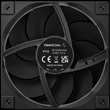 DeepCool FT12, Ventilateur de boîtier Noir, Connecteur de ventilateur PWM à 4 broches