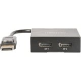 Digitus DisplayPort > Répartiteur 2x DisplayPort, Répartiteurs de DisplayPort Noir, 0,1 mètre, 4K