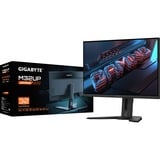 GIGABYTE M32UP 31.5" 4K UHD Moniteur gaming  Noir, 160 Hz, 2x HDMI, DisplayPort, Audio, 3x USB-A, USB-C