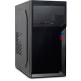 Inter-Tech IT-6502 Romea Micro Tower Noir, Moyen tour Noir, Micro Tower, PC, Noir, uATX, 14 cm, 29 cm