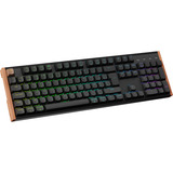 Keychron K10 HE-F1 RGB clavier mécanique Noir, Layout BE (AZERTY), Gateron Double-Rail Magnetic Nebula, 100%, Hot-swappable, Bluetooth, 2.4GHz