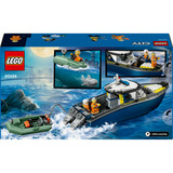 LEGO CITY La poursuite en bateau de police, Jouets de construction 