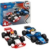 LEGO City - F1 Williams Racing et Haas F1 racing cars, Jouets de construction 60464