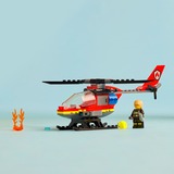 LEGO City - L’hélicoptère de secours des pompiers, Jouets de construction 60411