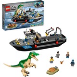 LEGO Jurassic World 76942 L’évasion en bateau du Baryonyx, Jouets de construction Jeu de construction, 8 an(s), Plastique, 308 pièce(s), 885 g