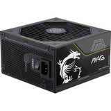 MSI MAG A1000PLS PCIE5 alimentation modulaire 1000 watt Noir, 1x 12V-2x6, 4x PCIe, 1x 12V-2x6, 4x PCIe