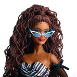 Mattel Barbie Signature - 65th Anniversary Collectible - Brown hair, black and white gown, Poupée 65ème anniversaire