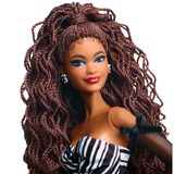 Mattel Barbie Signature - 65th Anniversary Collectible - Brown hair, black and white gown, Poupée 65ème anniversaire