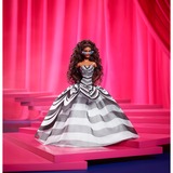 Mattel Barbie Signature - 65th Anniversary Collectible - Brown hair, black and white gown, Poupée 65ème anniversaire