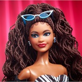 Mattel Barbie Signature - 65th Anniversary Collectible - Brown hair, black and white gown, Poupée 65ème anniversaire