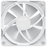 NZXT F120 RGB Single 120x120x26, Ventilateur de boîtier Blanc, Connecteur de ventilateur PWM à 4 broches