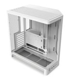 NZXT H6 boîtier midi tower Blanc | 2x USB-A | 1x USB-C | Verre trempé