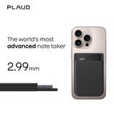 Plaud Note Pro, Enregistreur vocal Argent, 64 Go, Bluetooth (BLE 5.4), Wi-Fi double bande (2,4 GHz et 5 GHz)