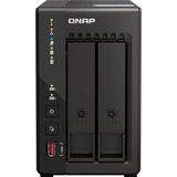 QNAP TS-253E-8G, NAS Noir, 2x HDMI, 2x LAN, USB 2.0, USB 3.0