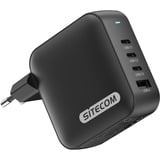 Sitecom 165W GaN Power Delivery Wall, Chargeur Noir