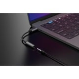 Sitecom SiCo USB-C to Jack adapter, Adaptateur Noir