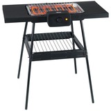 Tristar BQ-2870 Barbecue sur pieds Noir, 2000 W, Barbecue, Electrique, Balcone, Intérieure, 1 zone(s), 250 °C