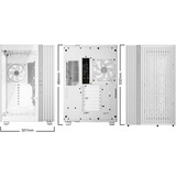 be quiet! Light Base 900 FX boîtier big tower Blanc | 2x USB-A | 1x USB-C | RGB | Verre Trempé