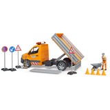 bruder Véhicule municipal MB Sprinter avec lumière et son, Modèle réduit de voiture Orange
