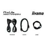 iiyama ProLite XB2792QSU-B1 27" Moniteur Noir, 1x DisplayPort, 1x HDMI, 2x USB-A, 120 Hz