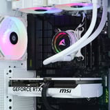 ALTERNATE Gamer Starter White i5-5070, PC gaming Blanc, Core i5-14600K | RTX 5070 | 32 Go | 1 To SSD