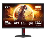 AOC AOC 27G4ZRE 27" Moniteur gaming  Noir, 2x HDMI, DisplayPort, Fast IPS, 240 Hz (OC 260 Hz)