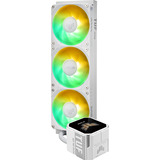 ASUS TUF Gaming LC III 360 ARGB LCD White Edition Processeur Refroidisseur de liquide tout-en-un 12 cm Blanc 1 pièce(s), Watercooling Blanc, Refroidisseur de liquide tout-en-un, 12 cm, Blanc