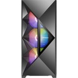 Antec DF800 Flux, Boîtier PC Noir, 2x USB-A | RGB | Tempered Glass