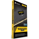 Corsair 64 Go DDR4-3600 Kit, Mémoire vive Noir, CMK64GX4M2D3600C18, Vengeance LPX, XMP