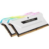 Corsair Vengeance RGB PRO SL 32 Go DDR4-3200 (2x 16 Go) mémoire vive Blanc, CMH32GX4M2E3200C16W, XMP 2.0