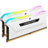 Corsair Vengeance RGB PRO SL 32 Go DDR4-3200 (2x 16 Go) mémoire vive Blanc, CMH32GX4M2E3200C16W, XMP 2.0