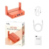 Cudy Cudy AC1200 Wireless Mini VPN Router wit, Routeur maillé 