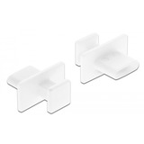 DeLOCK 64097 cache-poussière pour port 10 pièce(s) USB Type-C, Capuchon protecteur Blanc, USB Type-C, Blanc, 13,9 mm, 14,2 mm, 7,6 mm, 10 pièce(s)