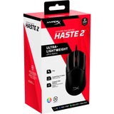 HyperX Pulsefire Haste 2, Souris gaming Noir, 400 - 26.000 Dpi, RGB LED