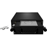 ICY BOX IB-148SSK-B Obturateur de baie de lecteur Noir, Cadrage Noir, Noir, Métal, 180 mm, 146 mm, 43 mm, 970 g