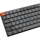 Keychron clavier Gris/Noir, Layout BE, Gateron Low Profile 2.0 Mechanical Red